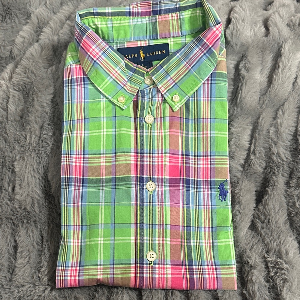 Ralph Lauren boys Multicolor Plaid Shirt